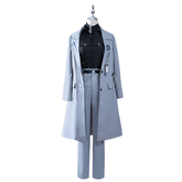 Warden Eternal Cosplay Costume - No Return Cosplay Outfit Player Trench Coat Cloak Cosplay Suit for Anime Fans
